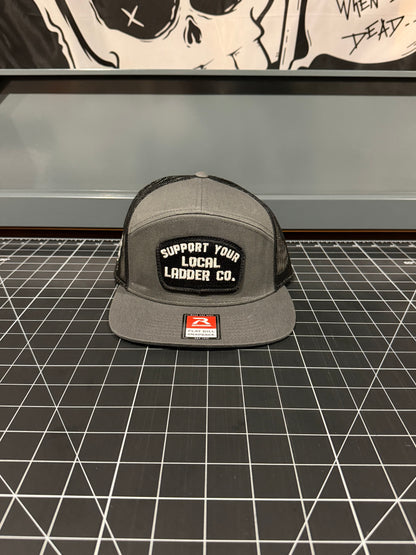 Support your Local Ladder Co. Charcoal & black R168 7 Panel