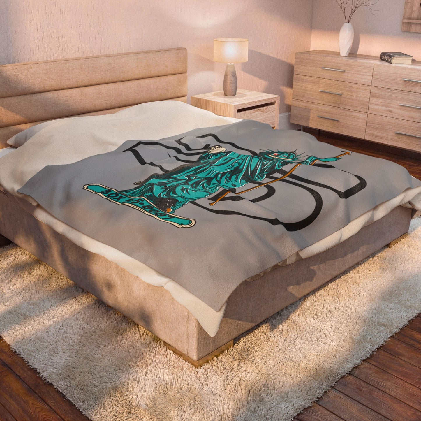 Lady Liberty 9/11 Velveteen Plush Blanket