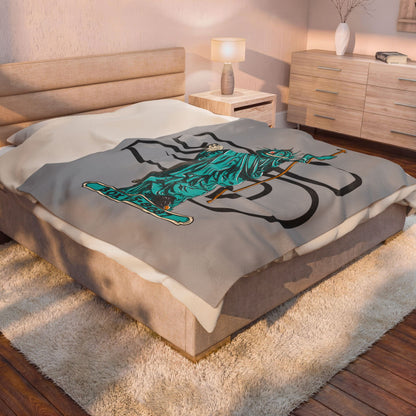 Lady Liberty 9/11 Velveteen Plush Blanket