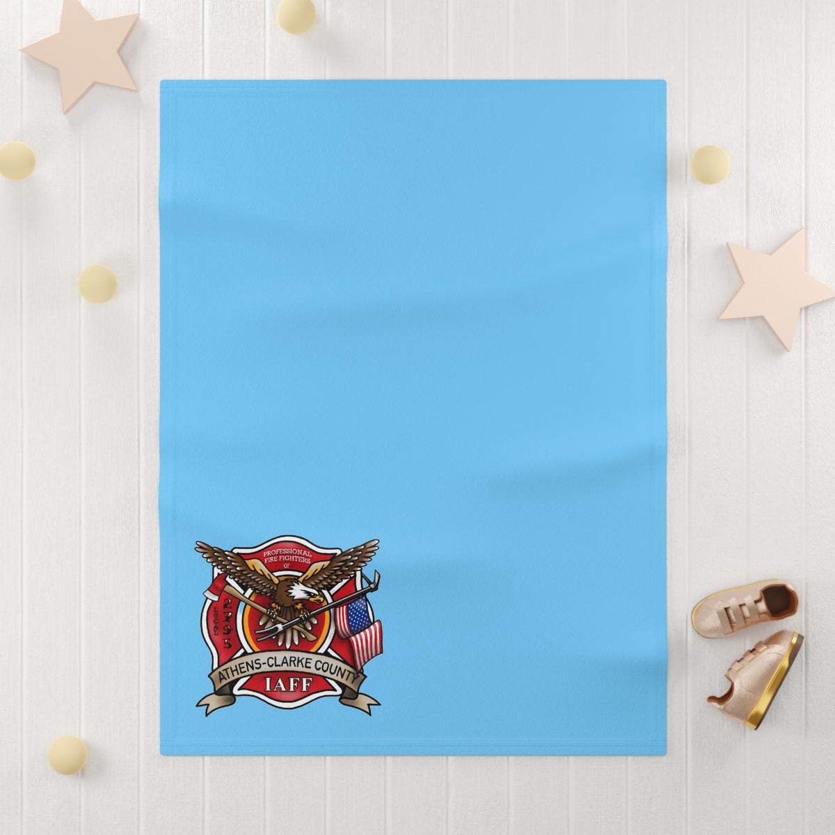 Athens IAFF Soft Fleece Baby Blanket
