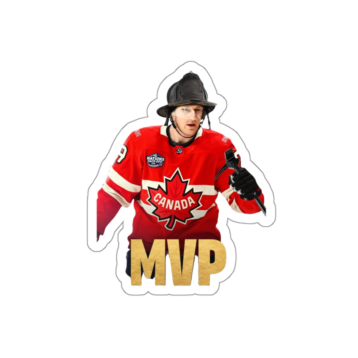Nathan MacKinnon Die-Cut Stickers