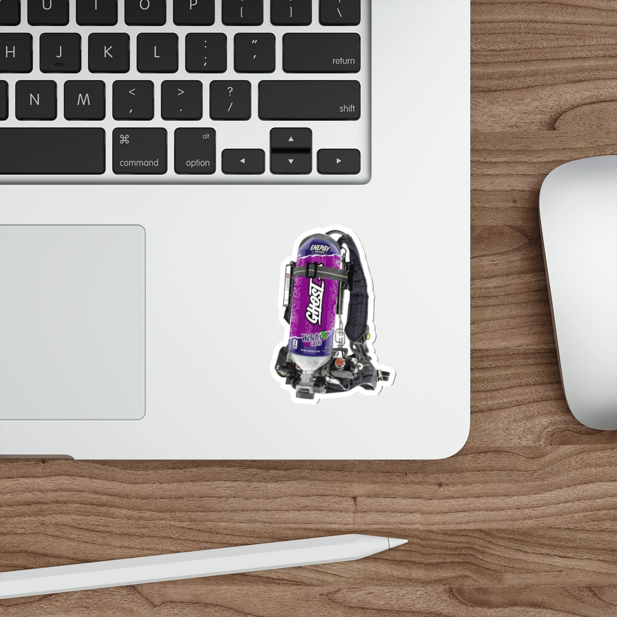 Welch's Grape Ghost Scott Wire Die-Cut Stickers