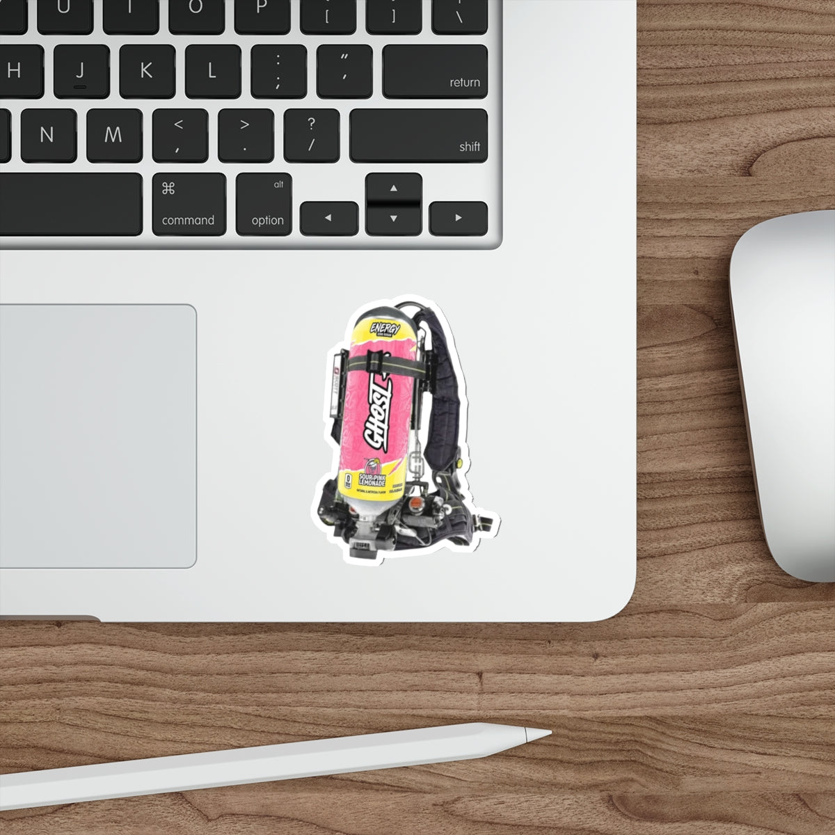 Ghost Sour Pink Lemonade Scott Wire Sticker