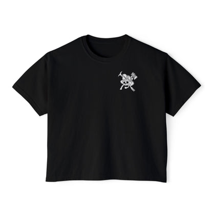 Support Your Local Cowboy Fireman Women's Boxy Tee