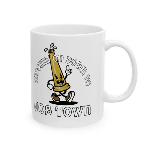 Job Town Ceramic Mug, (11oz, 15oz)
