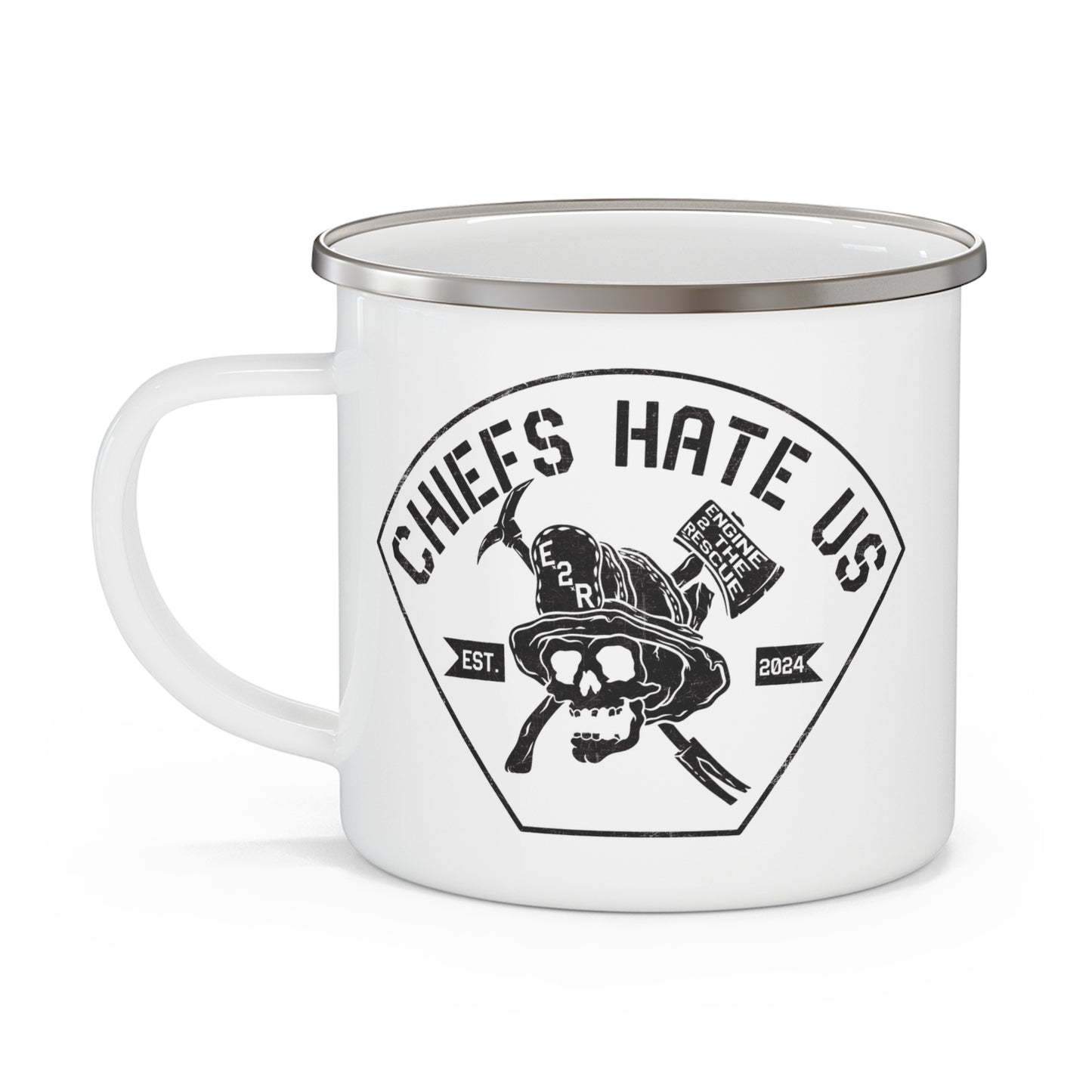 Chiefs Hate Us Enamel Camping Mug