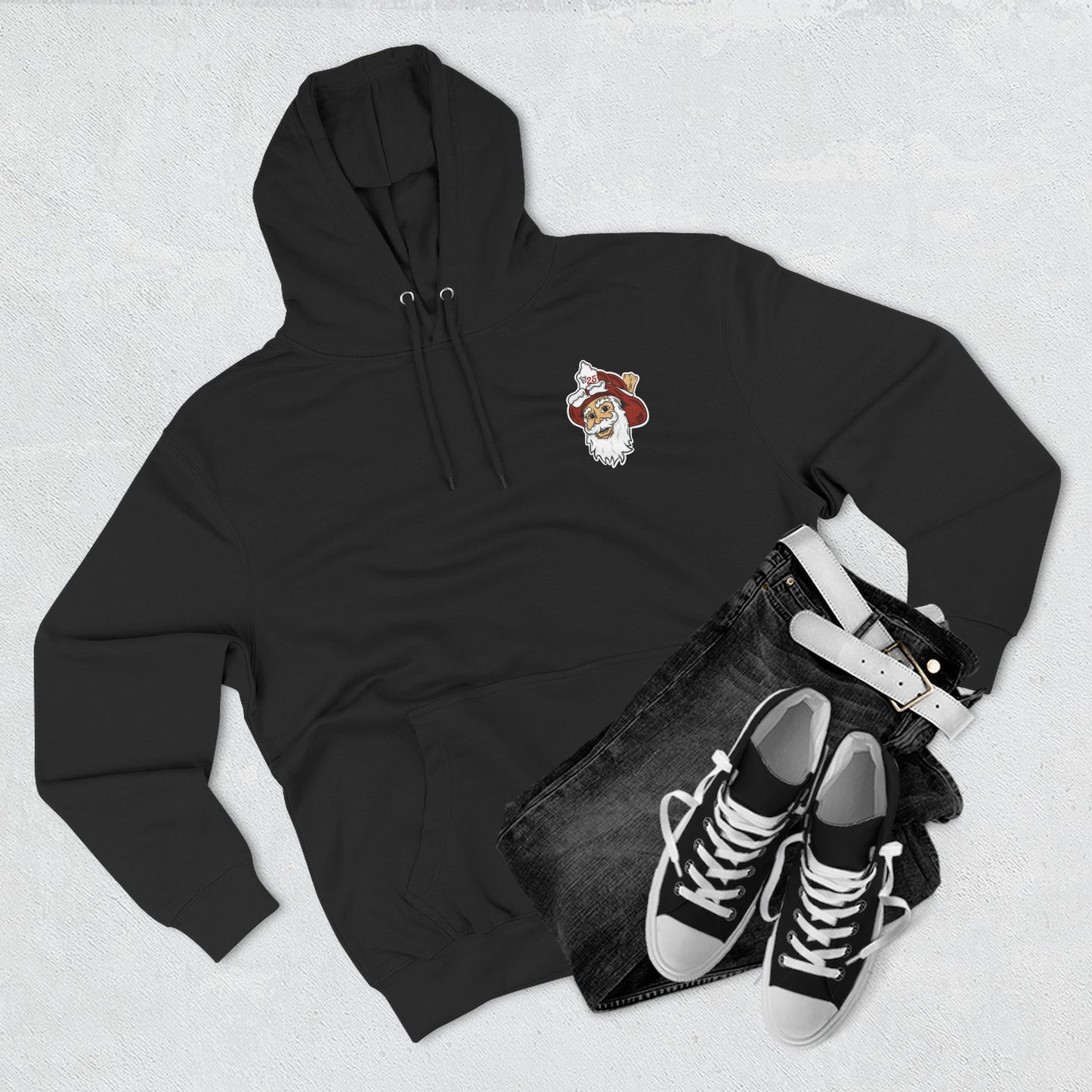 Coming to job town Three-Panel Fleece Hoodie