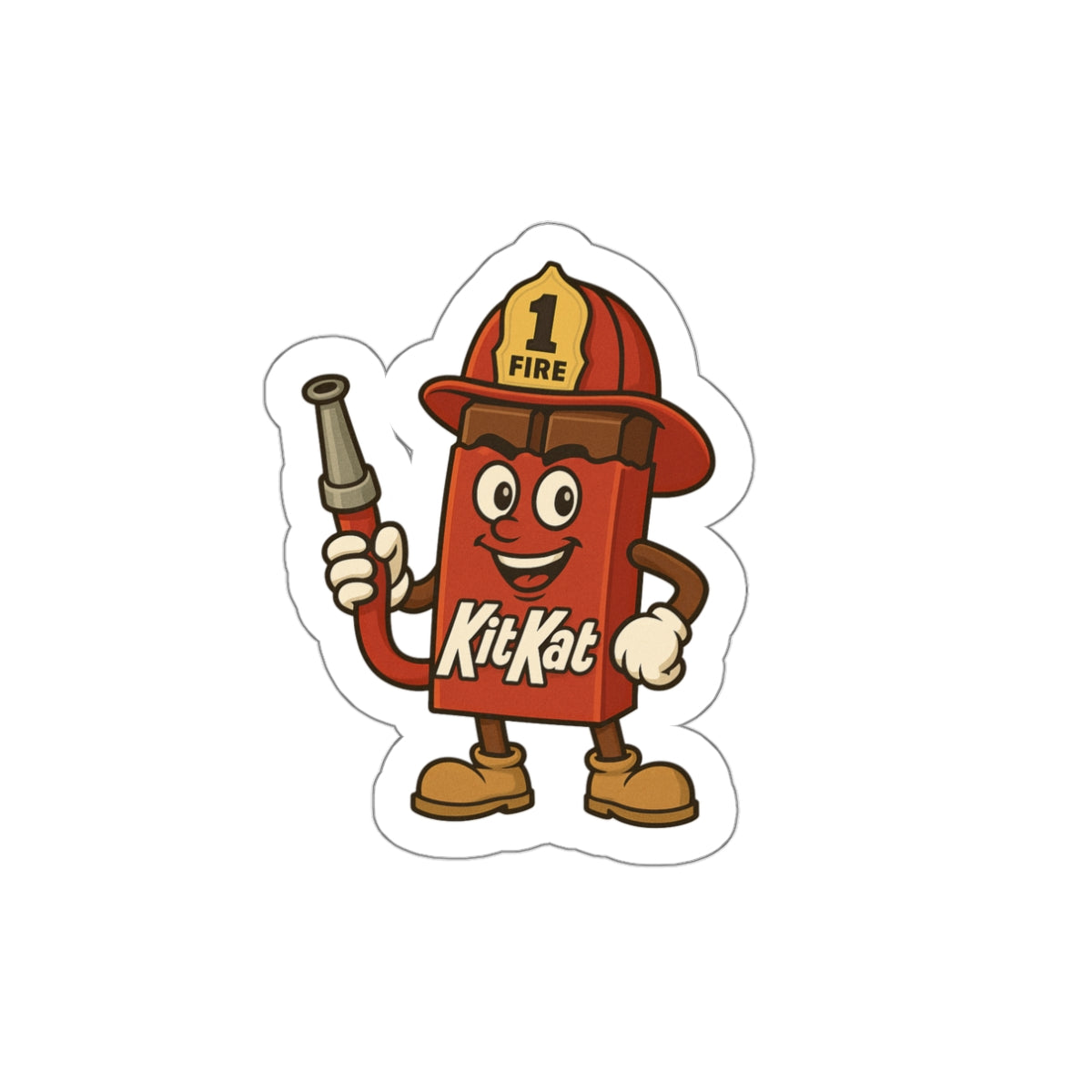 Kit-Kat Die-Cut Stickers