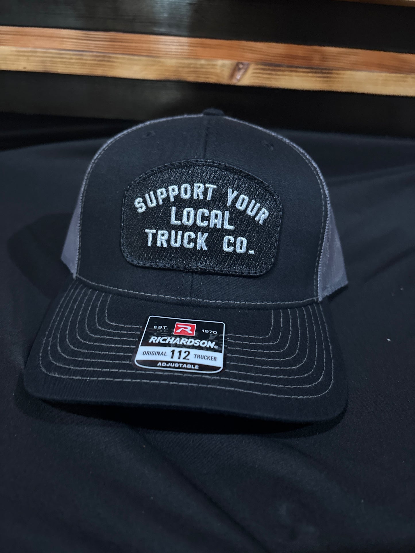 All gray and Black Support Your Local Truck Co. Richardson 112