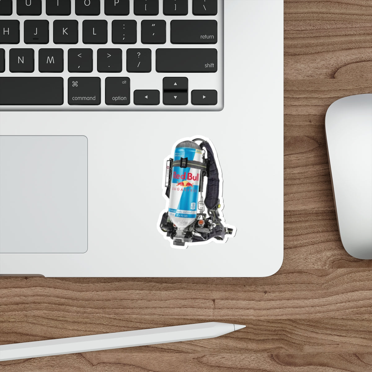 Sugar Free Redbull Scott Wire Die-Cut Stickers