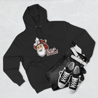 Coming to job town Three-Panel Fleece Hoodie