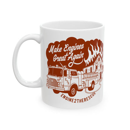 Make Engines Great Again! Ceramic Mug, (11oz, 15oz)