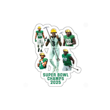 Fly eagles fly Die-Cut Stickers