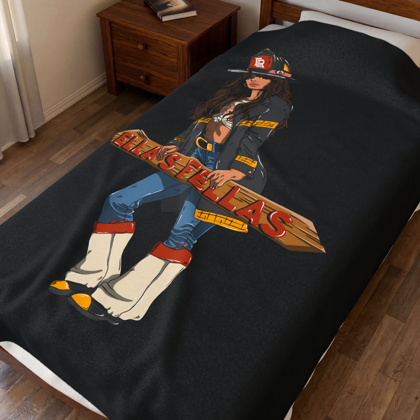 Ella’s Fellas Velveteen Plush Blanket