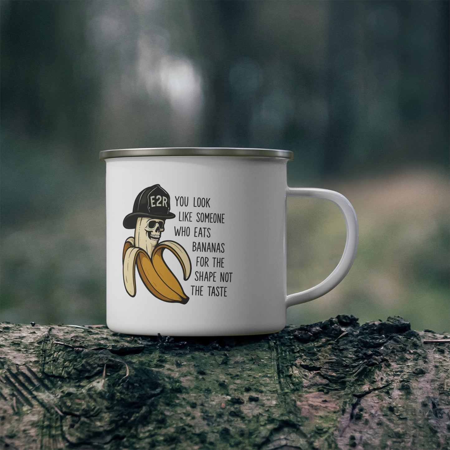 Bananas Enamel Camping Mug