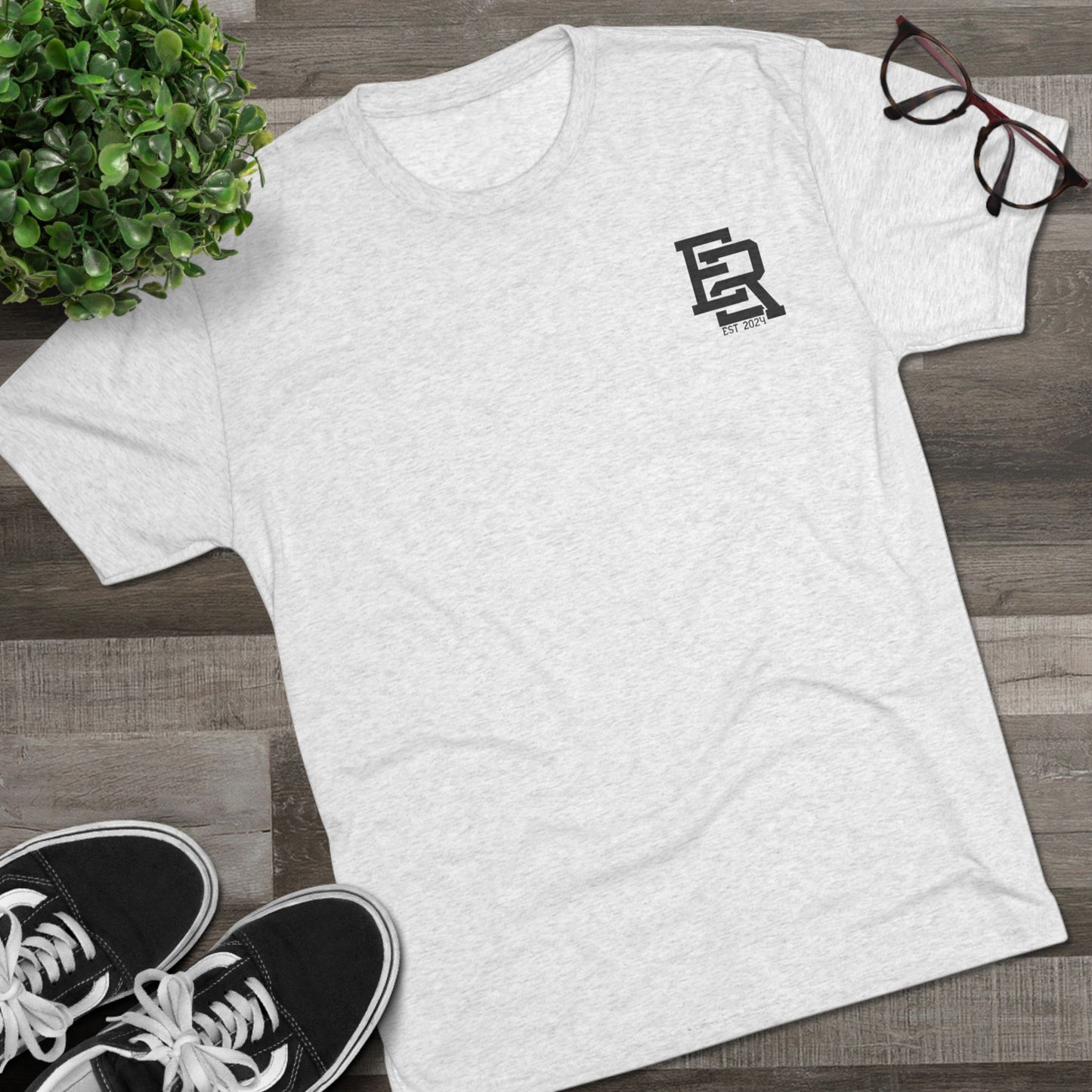 E2R SCRAMBLE  Tri-Blend Crew Tee