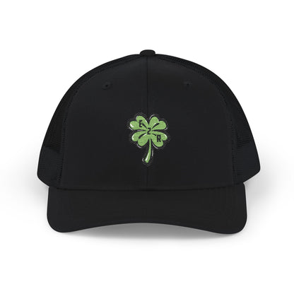 Four leaf clover Snapback Trucker Cap (Embroidery)