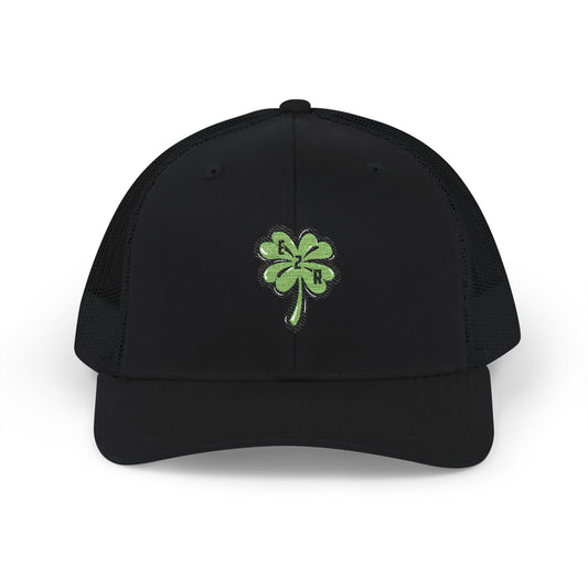 Four leaf clover Snapback Trucker Cap (Embroidery)