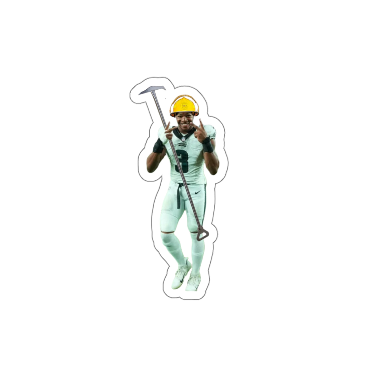 Nolan Smith Jr Die-Cut Stickers