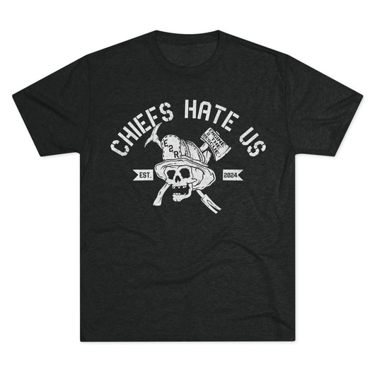 CHIEFS HATE US one sided Unisex Sueded T-Shirt