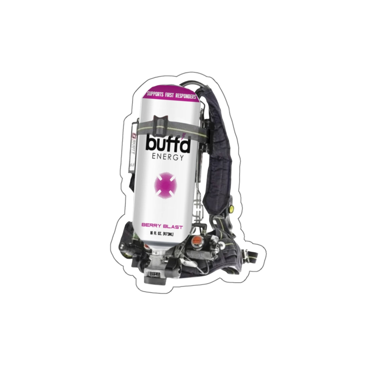 buff'd Berry Blast Scott Pack Sticker