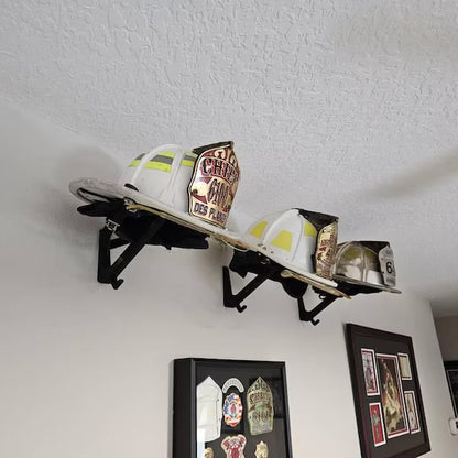 Fire Helmet (motorcycle helmet, cosplay helmet) Wall Mount Display (really it works with any helmet you can think of)