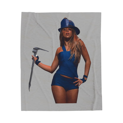 Tate adz Velveteen Plush Blanket