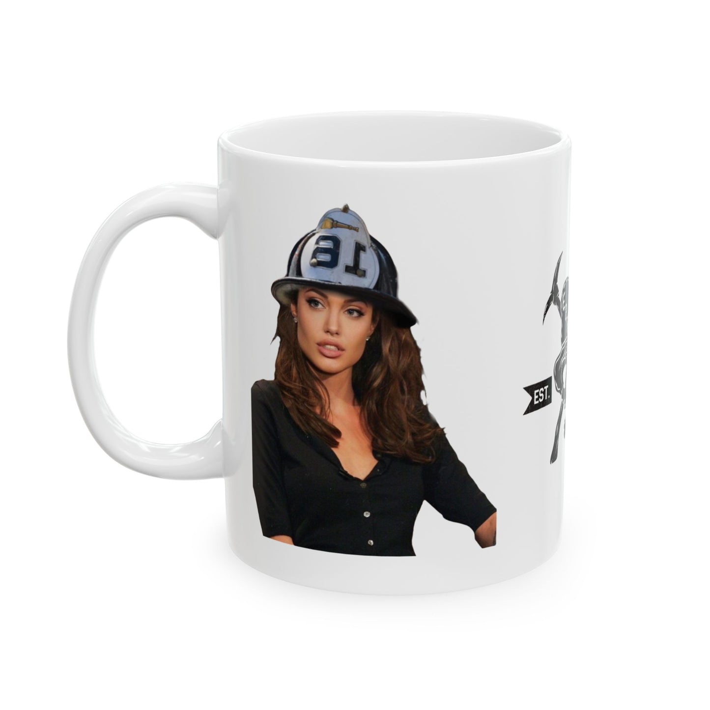 Angelina Jolie Ceramic Mug, (11oz, 15oz)