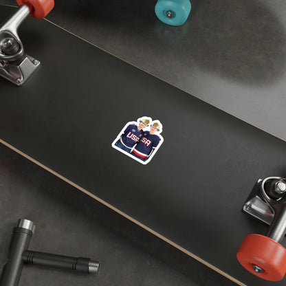 Brady & Matthew USA HOCKEY Die-Cut Stickers