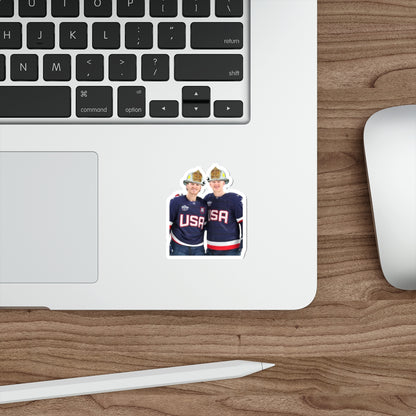 Brady & Matthew USA HOCKEY Die-Cut Stickers