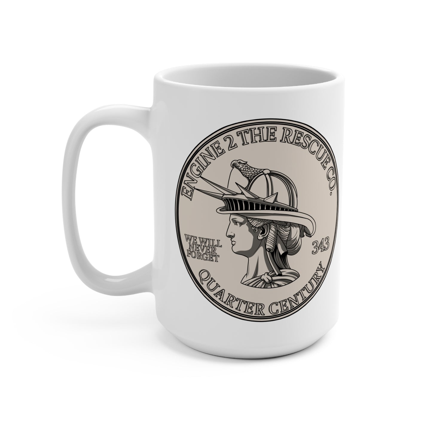 9/11 25 years Mug 15oz