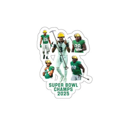 Fly eagles fly Die-Cut Stickers