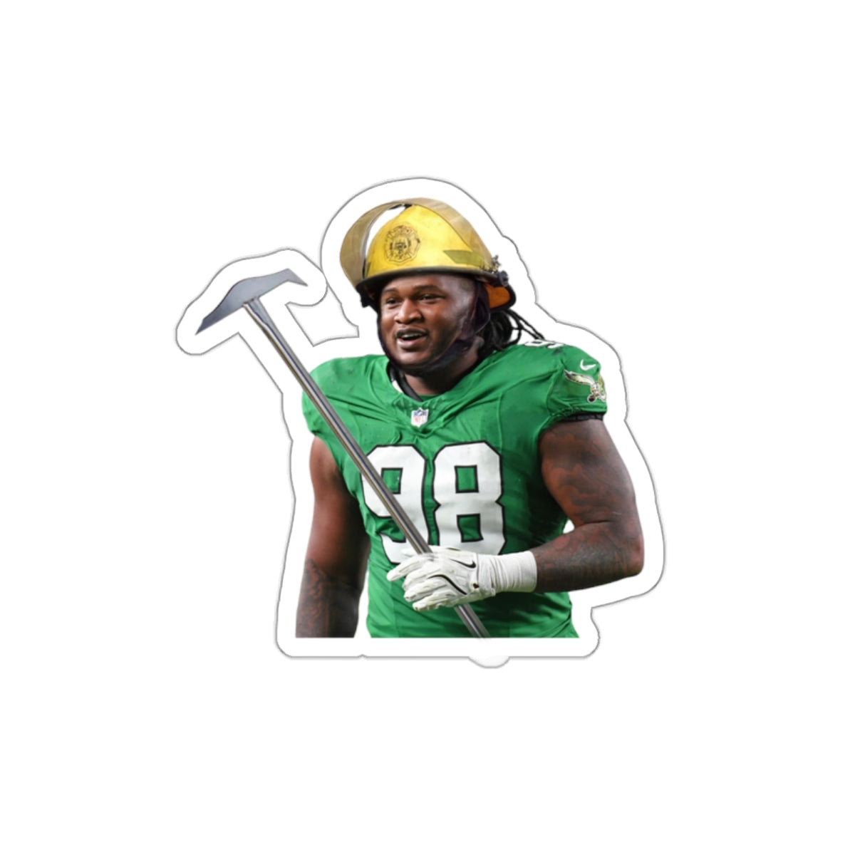 Jalen Carter Die-Cut Stickers
