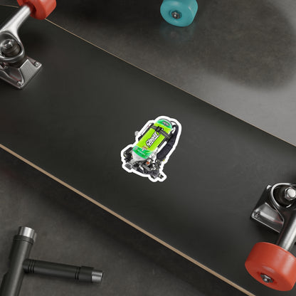 Warhead Sour Green Apple Scott Wire Die-Cut Stickers