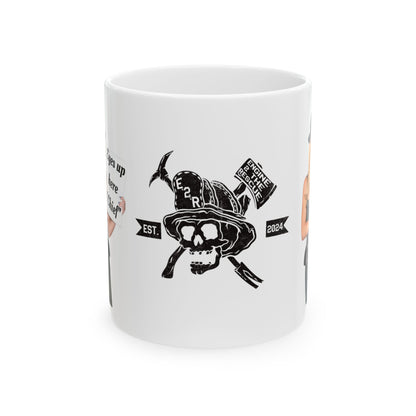 Eyes up here Chief Ceramic Mug, (11oz, 15oz)