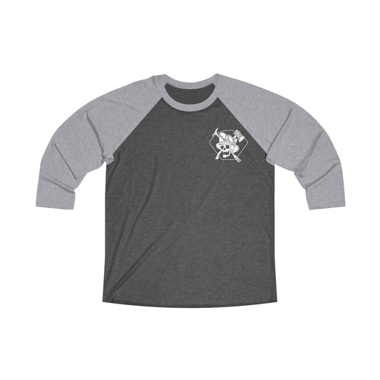 Support Your Local Engine Co. Unisex Tri-Blend 3\4 Raglan Tee