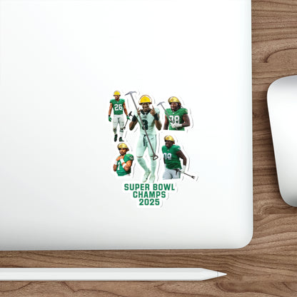 Fly eagles fly Die-Cut Stickers
