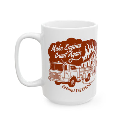 Make Engines Great Again! Ceramic Mug, (11oz, 15oz)