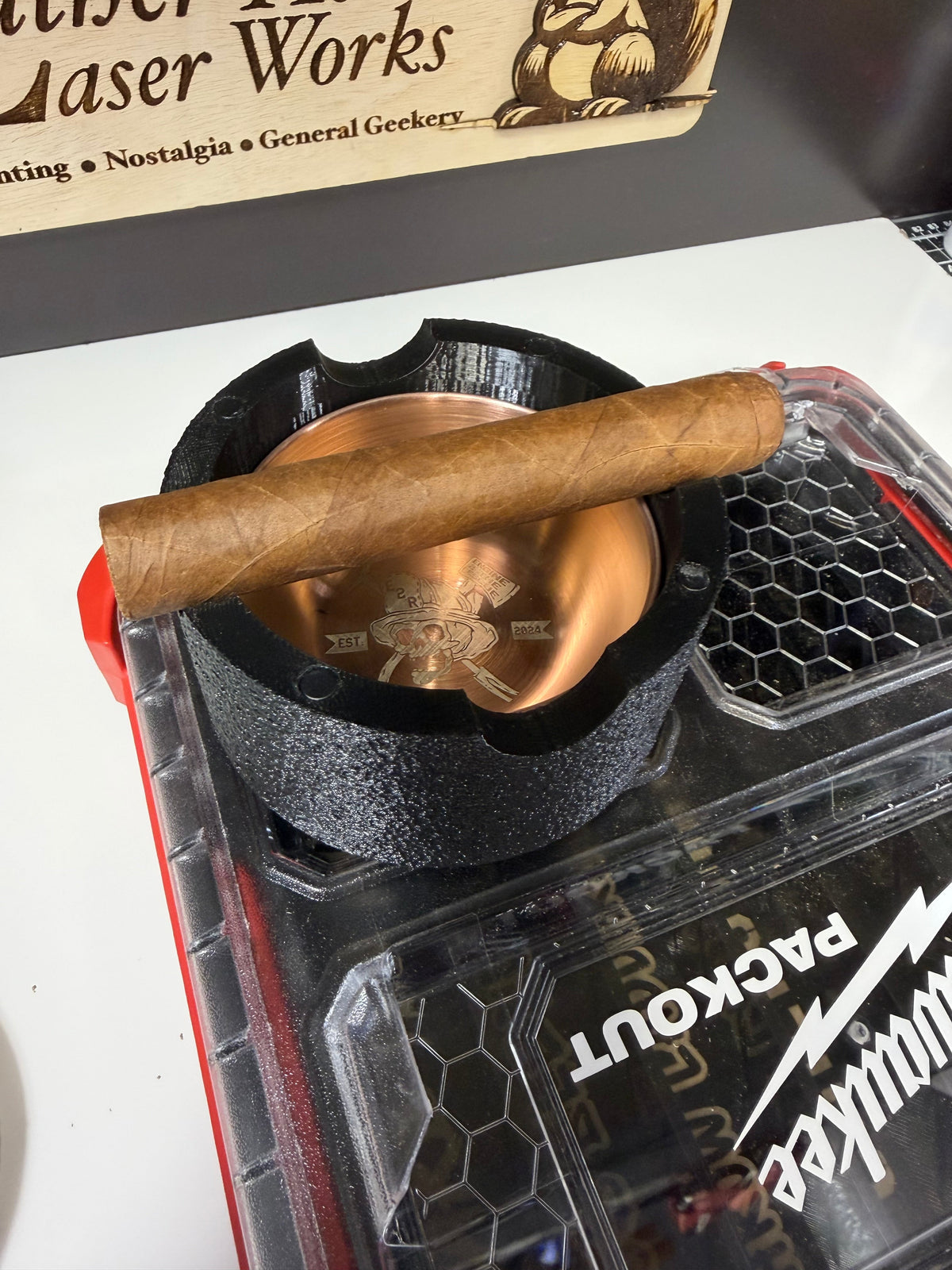 Engine2The Rescue 3D printed Humidor Milwaukee Slim Packout - 3D printed insert