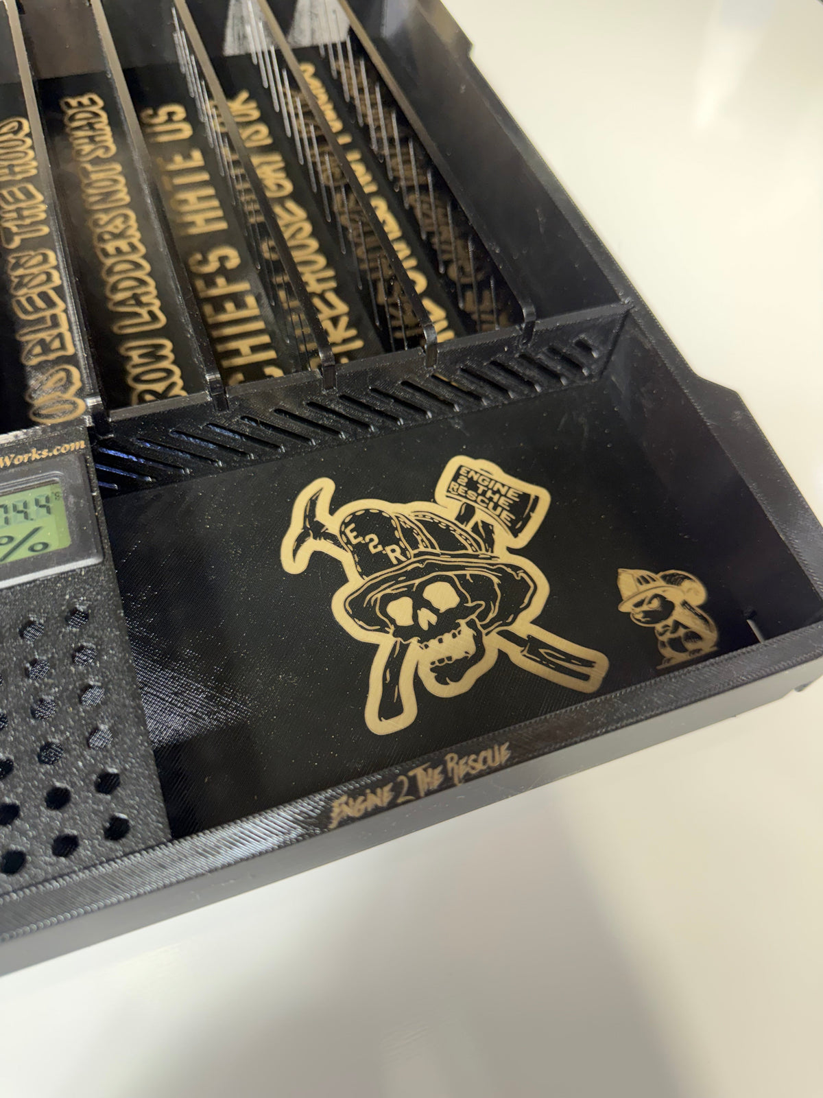 Engine2The Rescue 3D printed Humidor Milwaukee Slim Packout - 3D printed insert