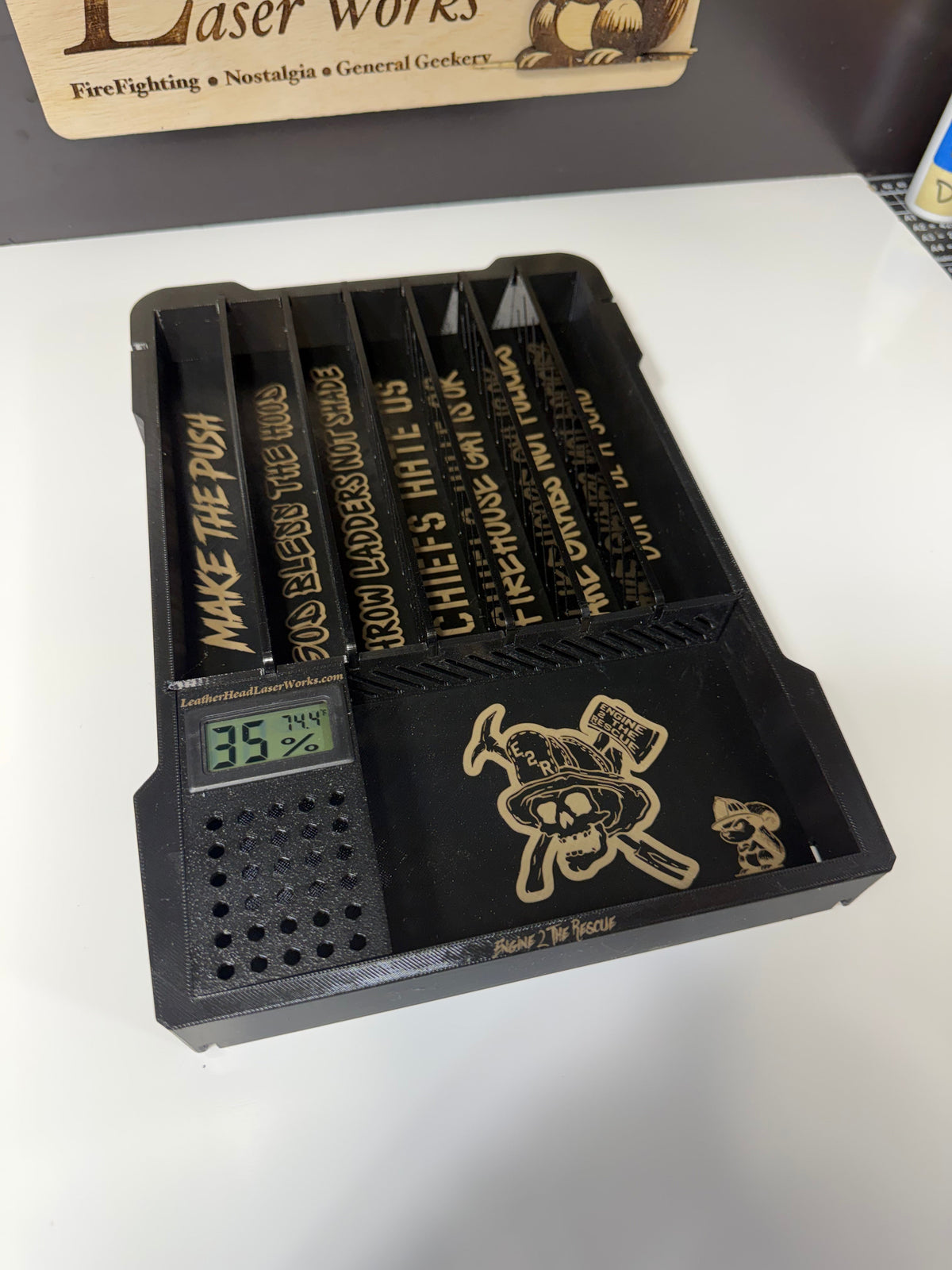 Engine2The Rescue 3D printed Humidor Milwaukee Slim Packout - 3D printed insert