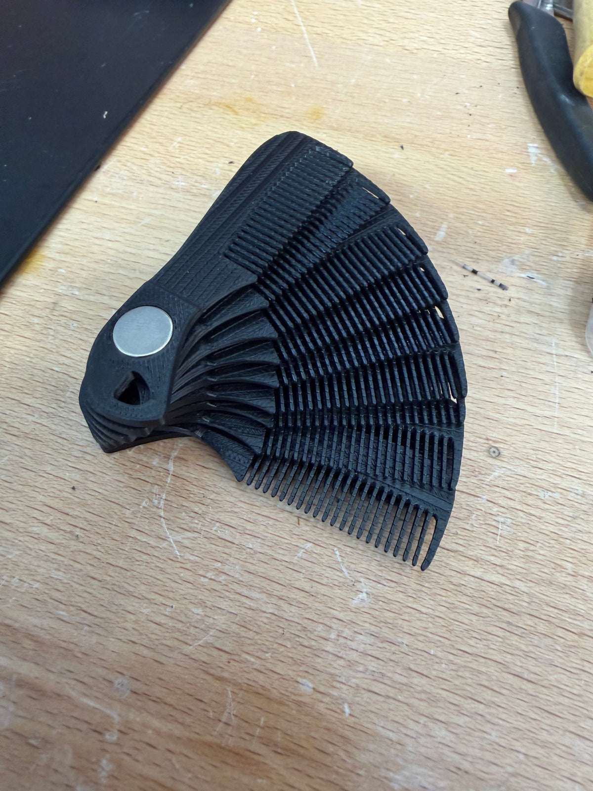 The Stache Stash — Magnetic Mustache Combs, 10-Pack