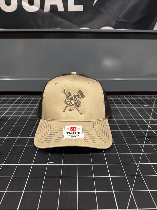 Skull Khaki and Brown R112
