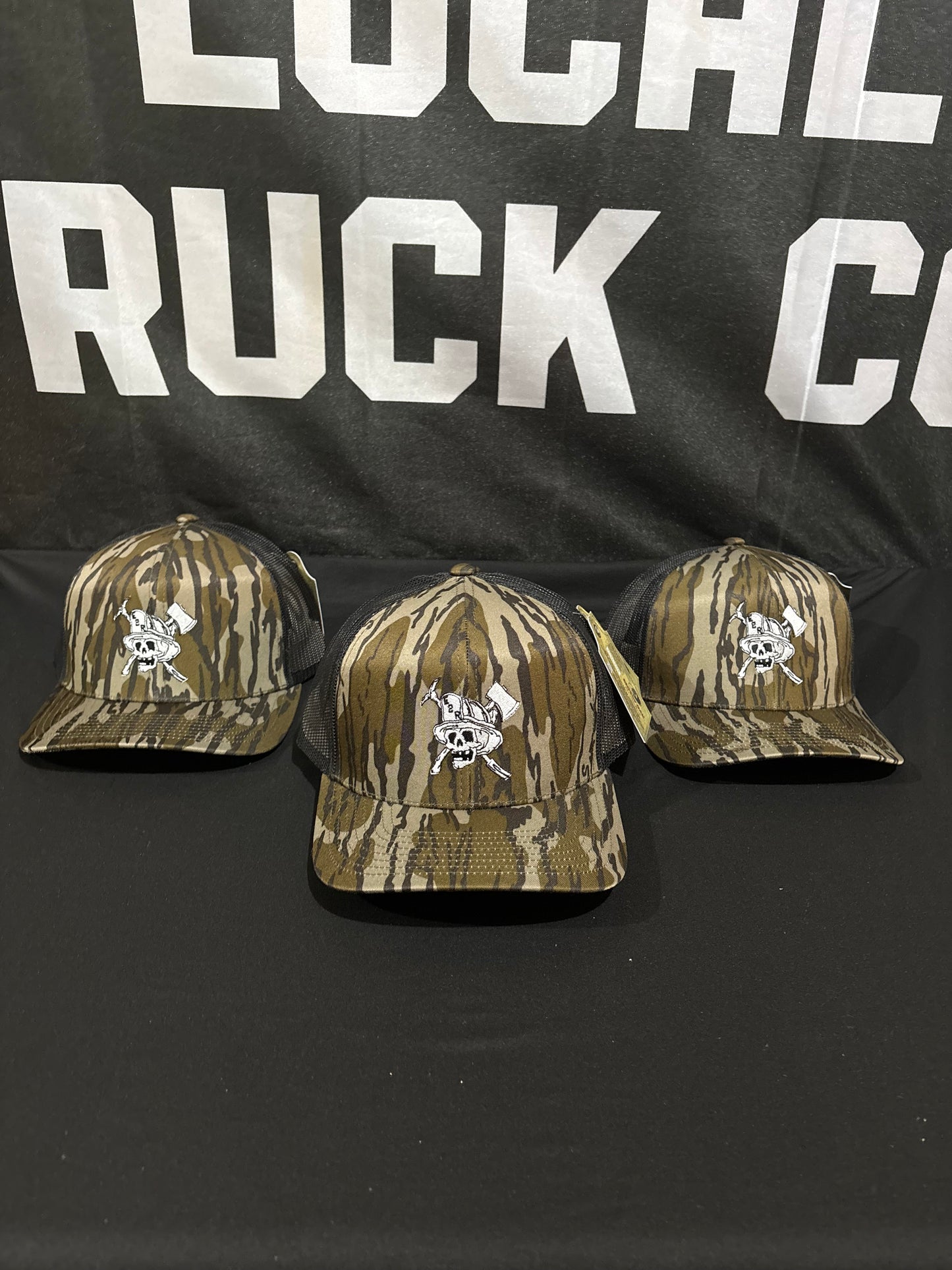 Skull logo bottomland duck camo R112