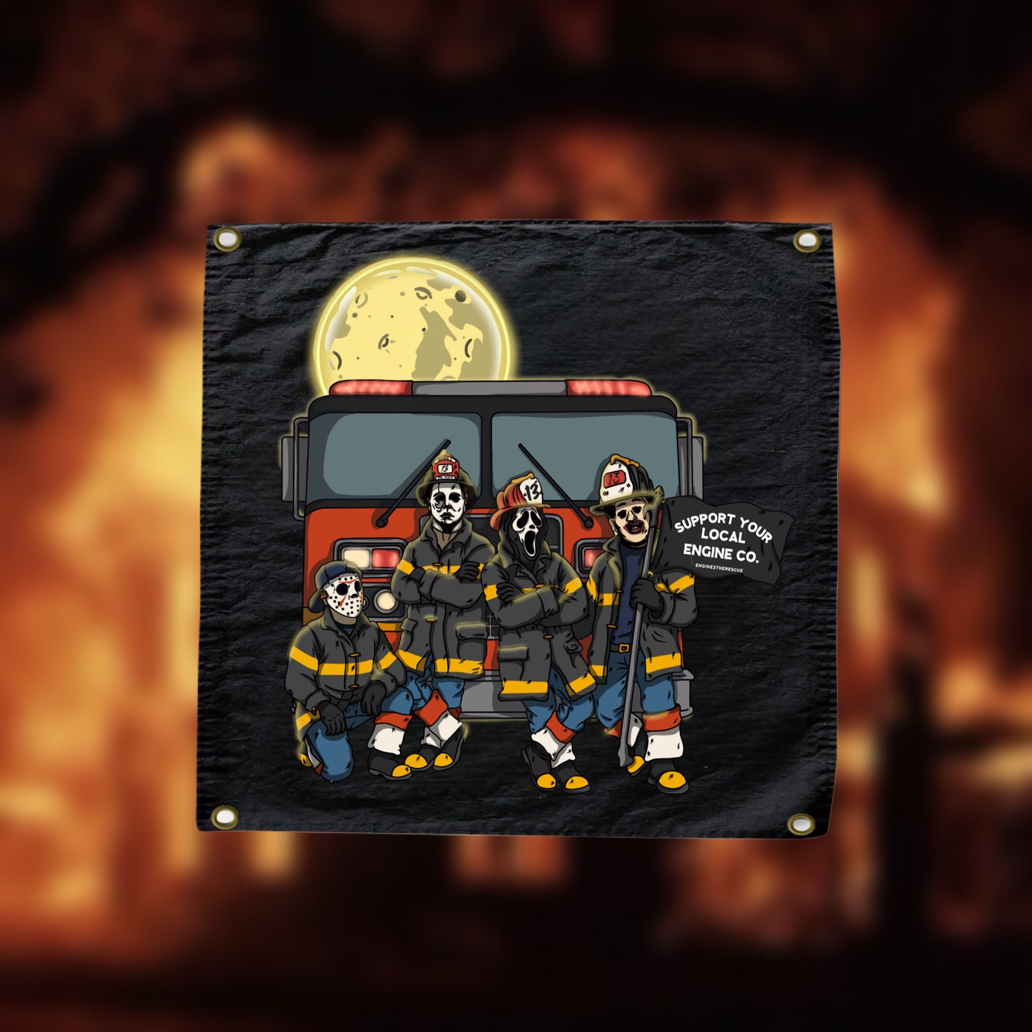 Halloween Goons Flag 4x4