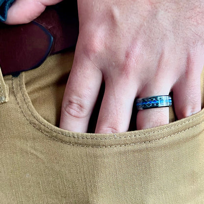 Thin Red Line - Fire Hose Ring