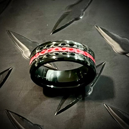 Thin Red Line - Fire Hose Ring