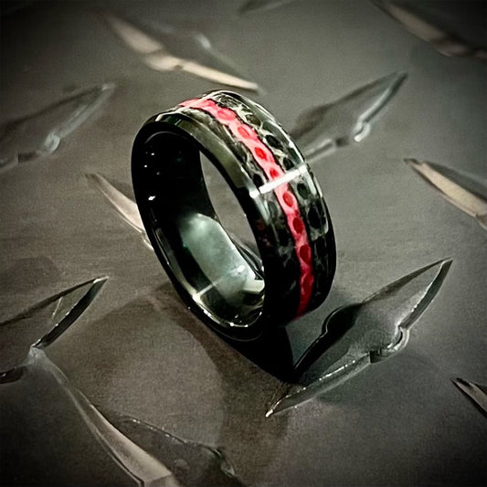 Thin Red Line - Fire Hose Ring