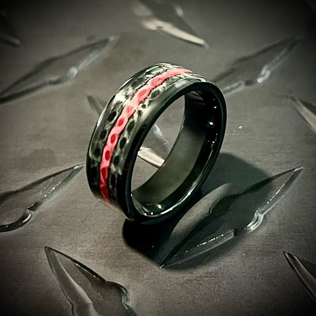 Thin Red Line - Fire Hose Ring