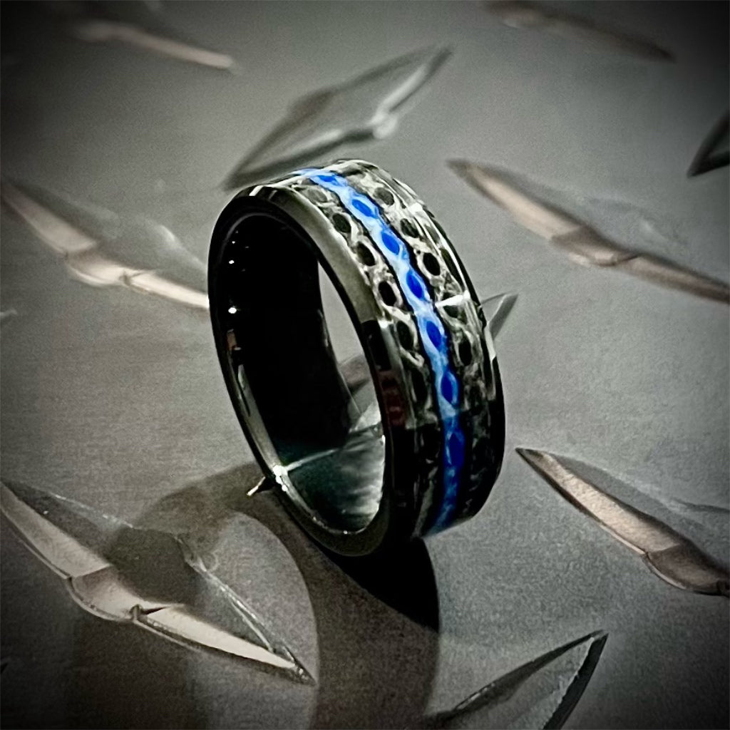Thin Red Line - Fire Hose Ring